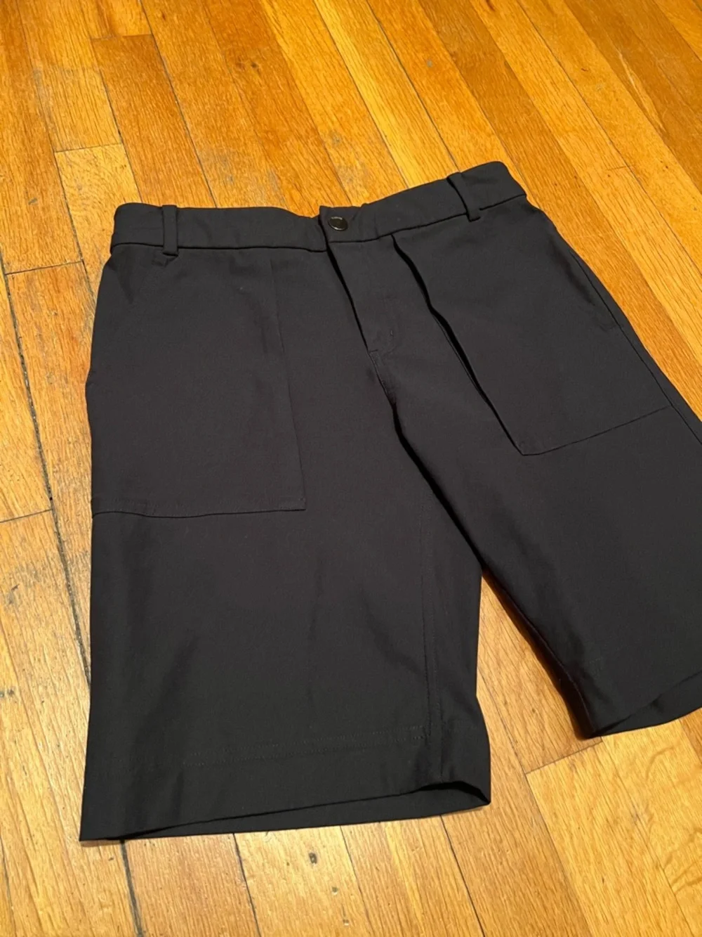 Ivivva by Lululemon Match Driver Bermuda Shorts in Black, Girl’s size 14